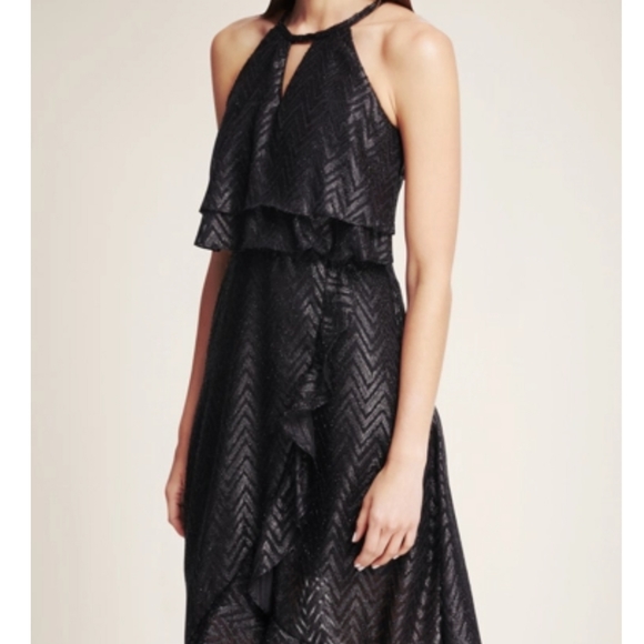 shimmery black dress new without tag - Picture 3 of 8